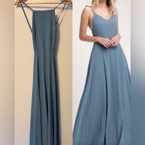 Lulus Cross Back Maxi Dress